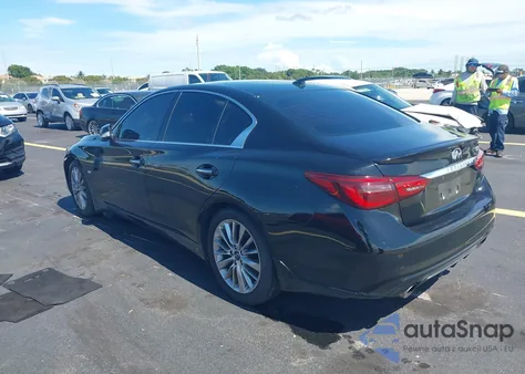 2019 Infiniti Q50 3.0T Luxe from USA, damaged, VIN JN1EV7AP8KM543137